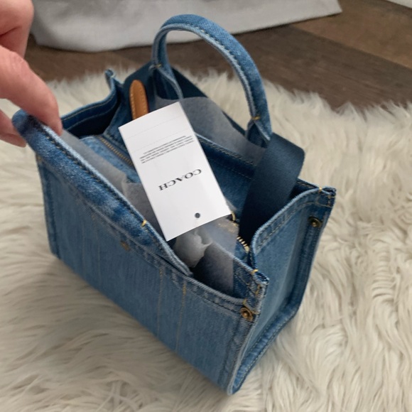 Coach Denim Cargo Tote Bag 20 - Picture 15 of 16